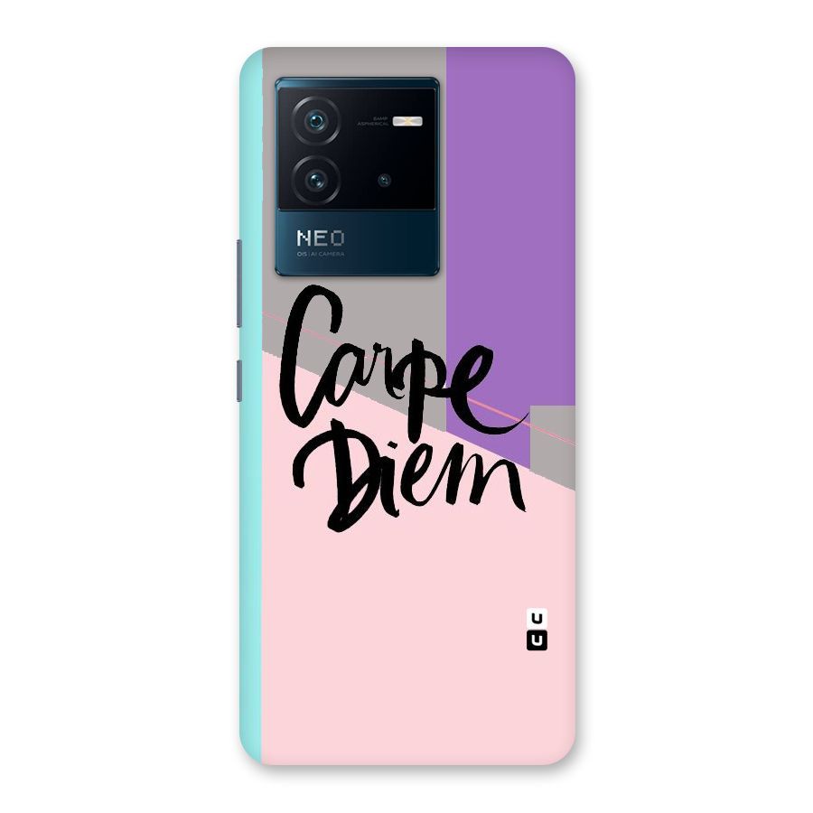Stripes Black Diem Back Case for Vivo iQOO Neo 6 5G