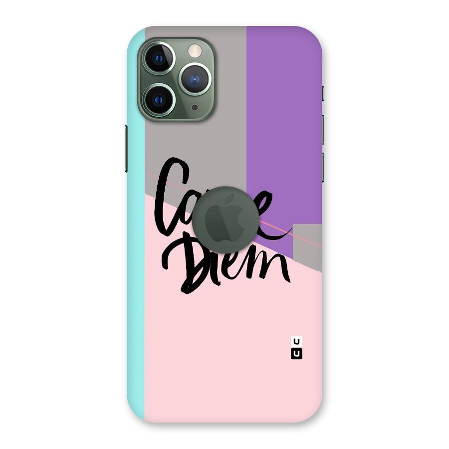 Stripes Black Diem Back Case for iPhone 11 Pro Logo  Cut