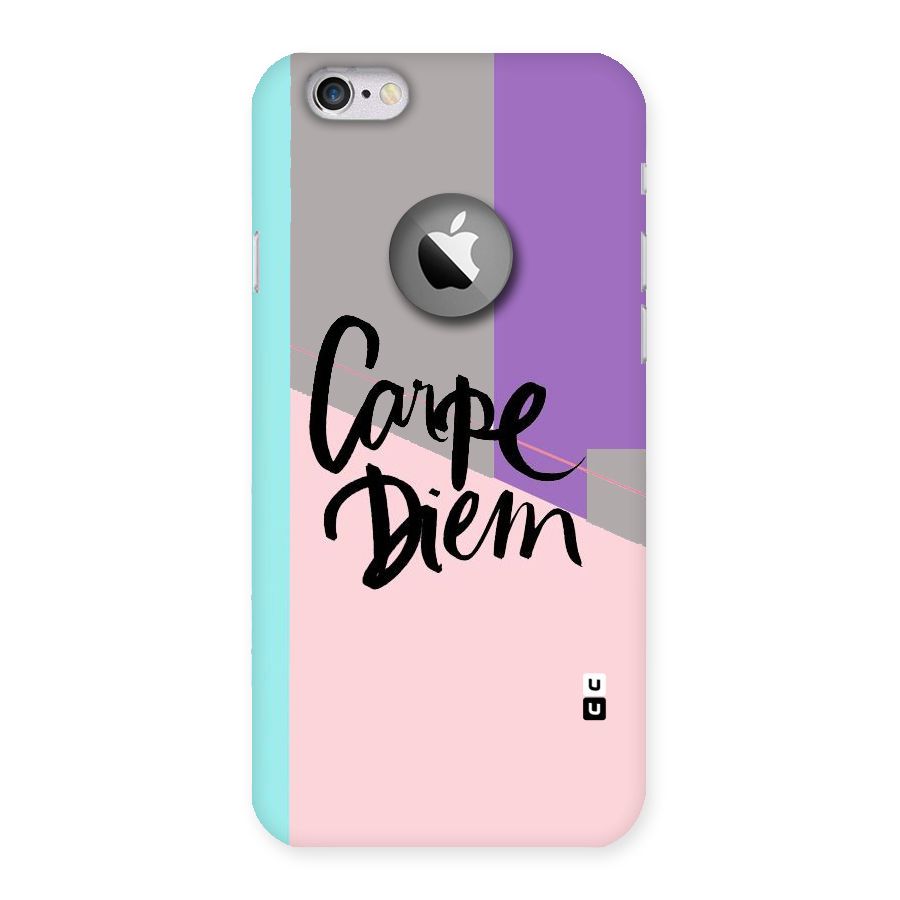Stripes Black Diem Back Case for iPhone 6 Logo Cut