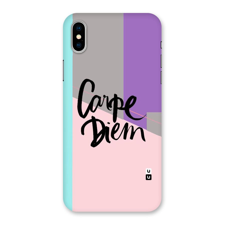 Stripes Black Diem Back Case for iPhone XS