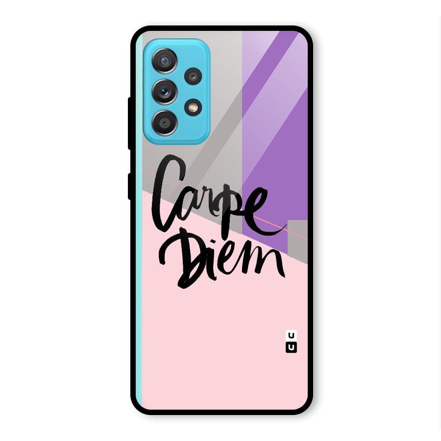 Stripes Black Diem Glass Back Case for Galaxy A52s 5G