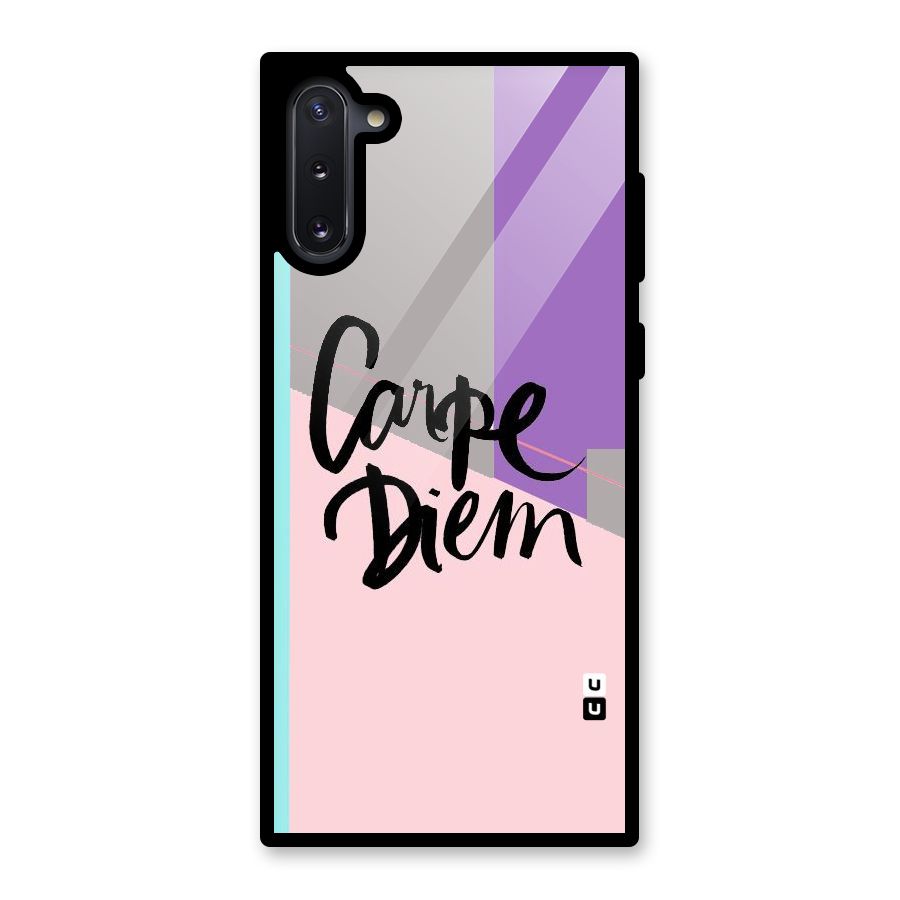 Stripes Black Diem Glass Back Case for Galaxy Note 10