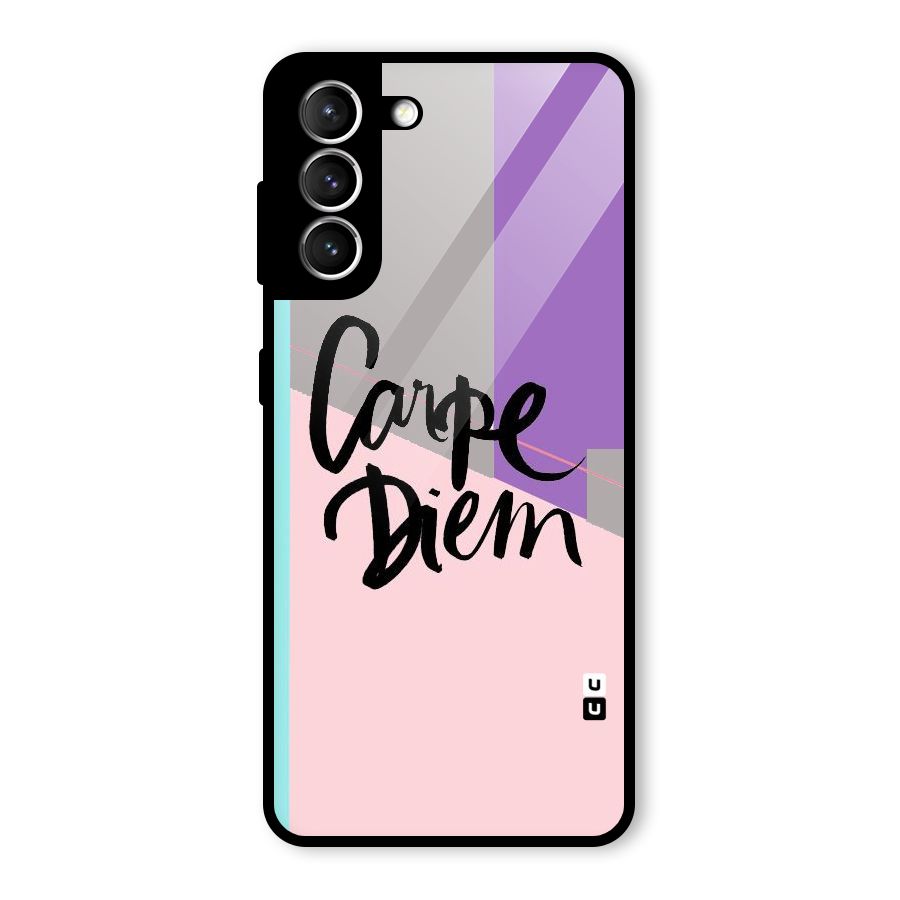 Stripes Black Diem Glass Back Case for Galaxy S21 5G