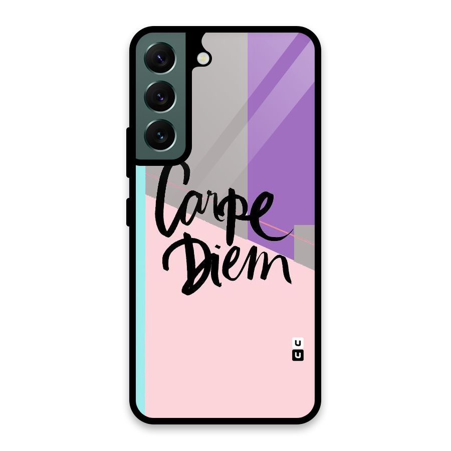 Stripes Black Diem Glass Back Case for Galaxy S22 5G