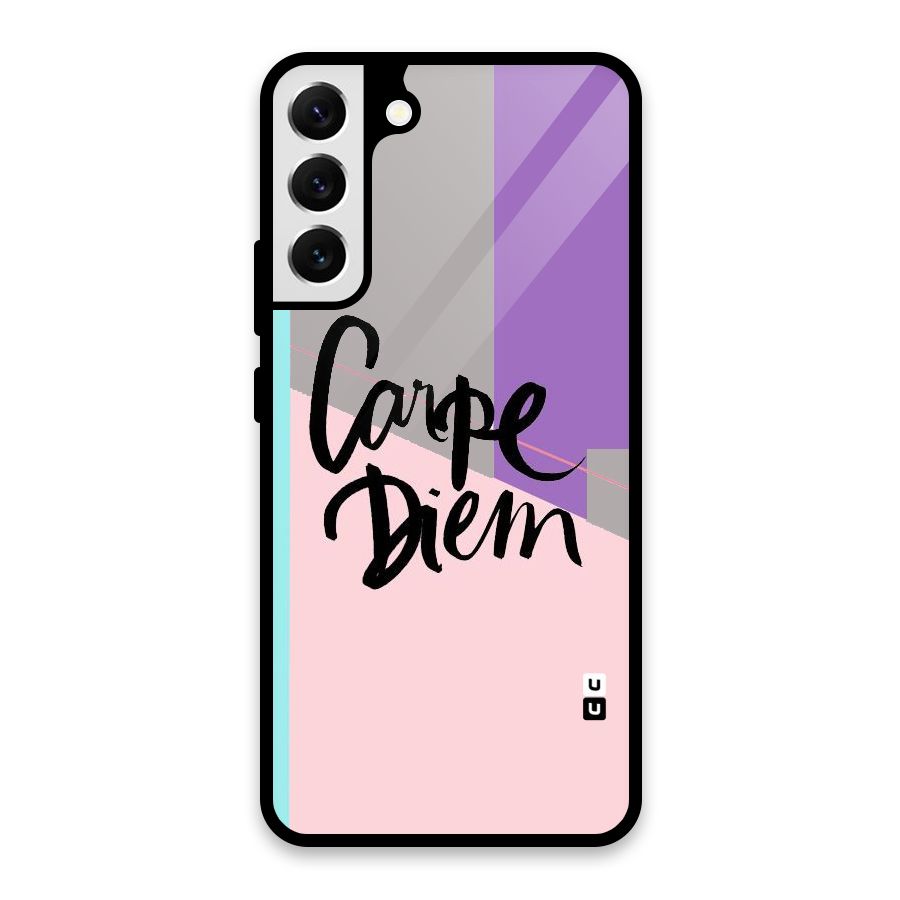 Stripes Black Diem Glass Back Case for Galaxy S22 Plus 5G