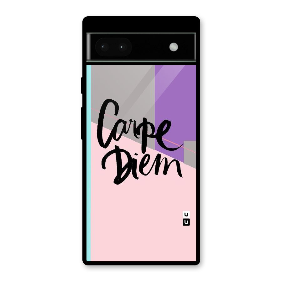 Stripes Black Diem Glass Back Case for Google Pixel 6a