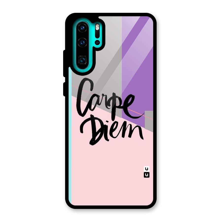 Stripes Black Diem Glass Back Case for Huawei P30 Pro