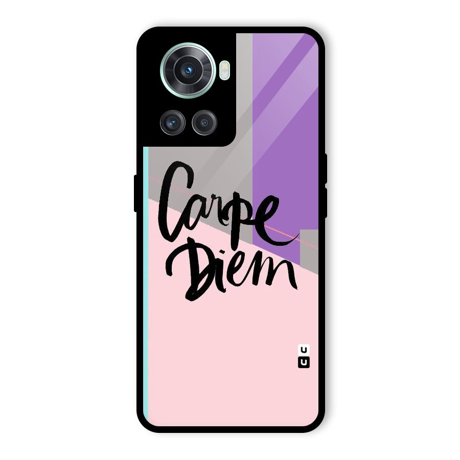 Stripes Black Diem Glass Back Case for OnePlus 10R