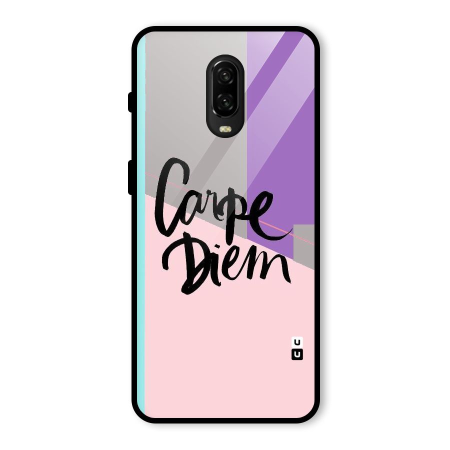 Stripes Black Diem Glass Back Case for OnePlus 6T
