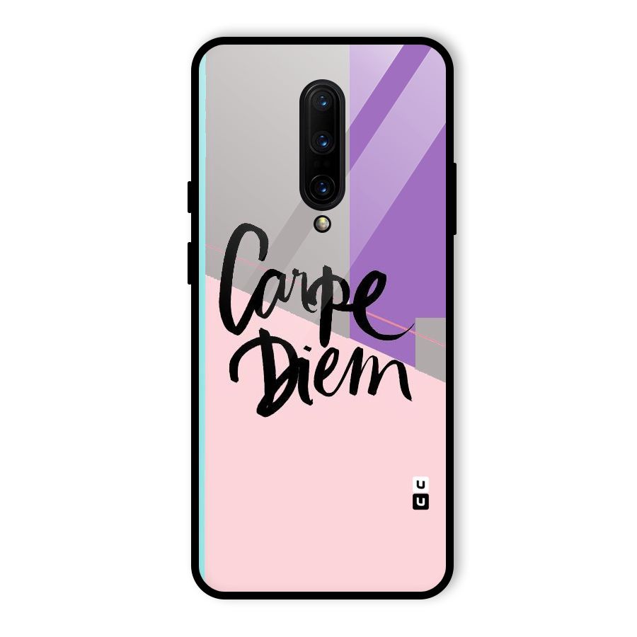 Stripes Black Diem Glass Back Case for OnePlus 7 Pro