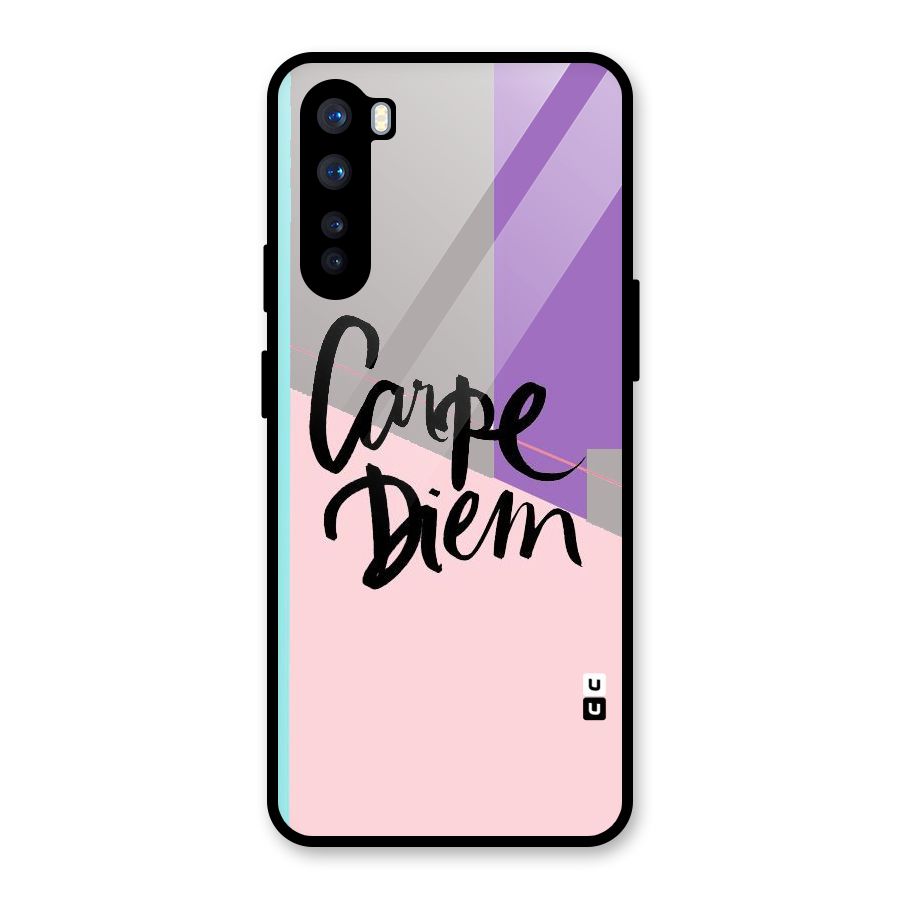 Stripes Black Diem Glass Back Case for OnePlus Nord