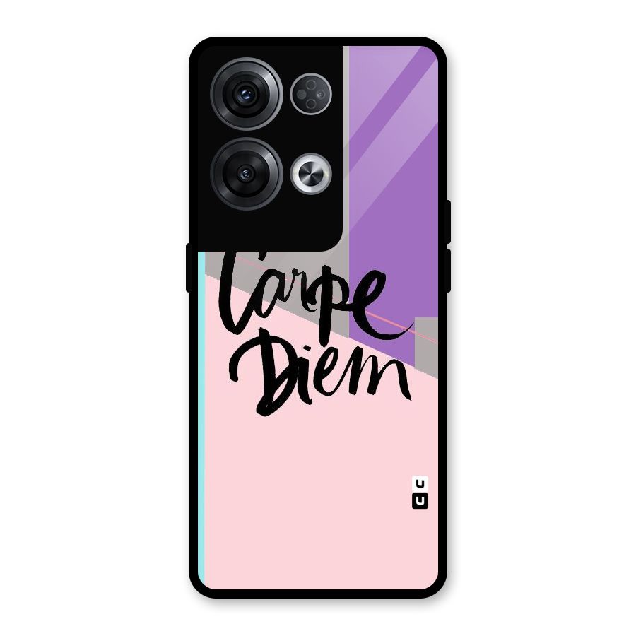 Stripes Black Diem Glass Back Case for Oppo Reno8 Pro 5G
