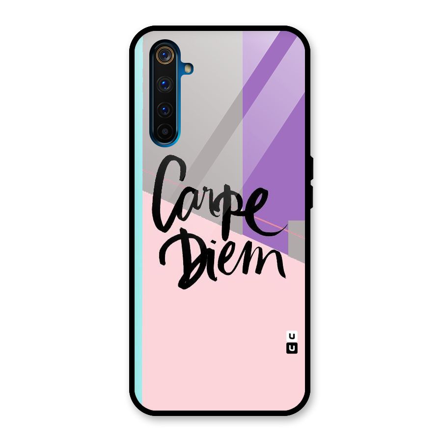 Stripes Black Diem Glass Back Case for Realme 6 Pro