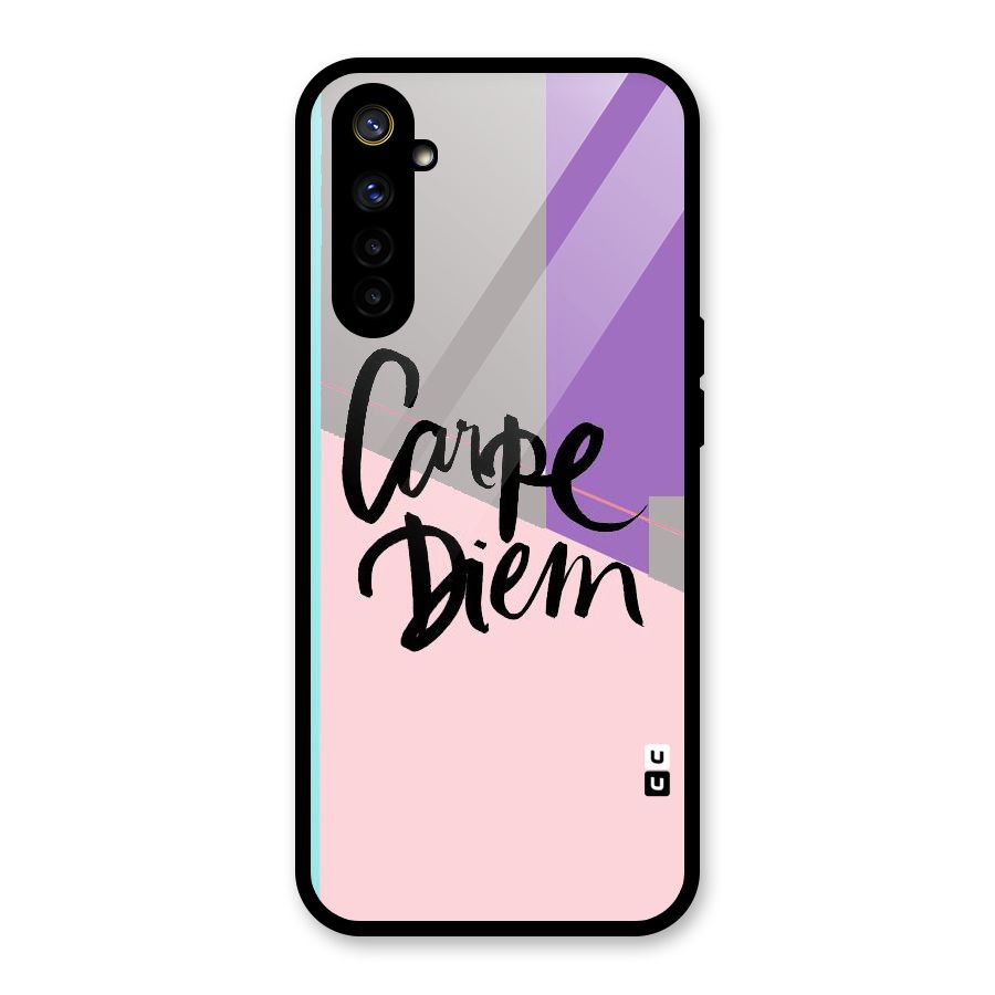 Stripes Black Diem Glass Back Case for Realme 6i