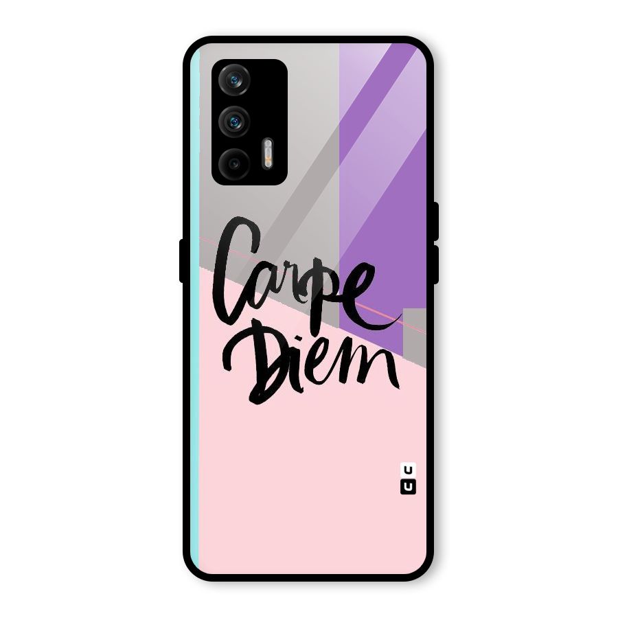 Stripes Black Diem Glass Back Case for Realme GT 5G