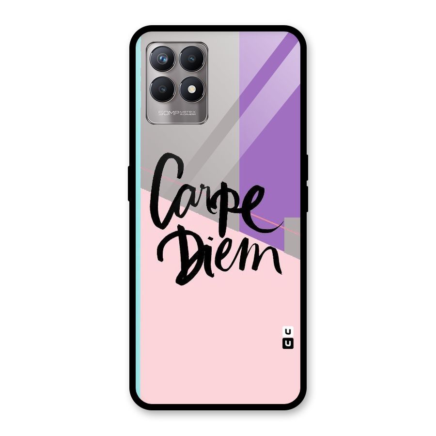 Stripes Black Diem Glass Back Case for Realme Narzo 50