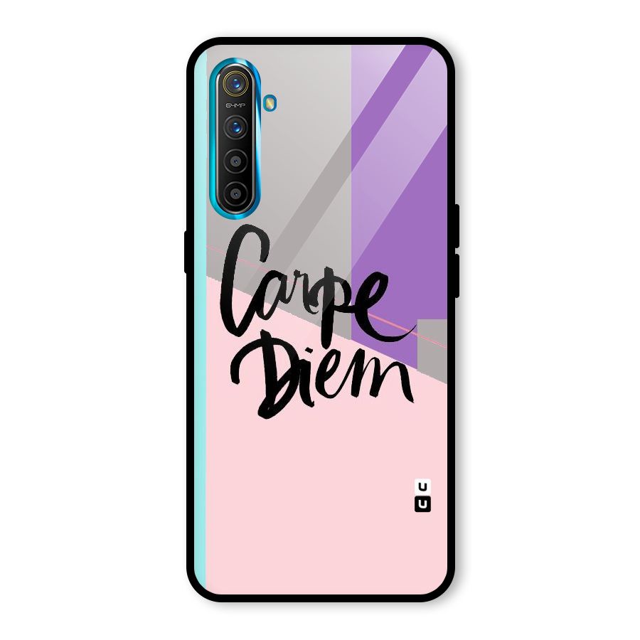 Stripes Black Diem Glass Back Case for Realme X2