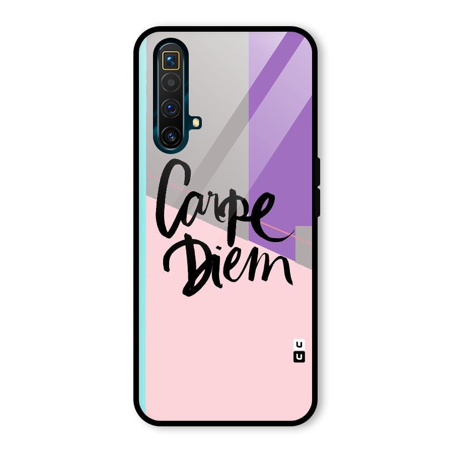 Stripes Black Diem Glass Back Case for Realme X3 SuperZoom
