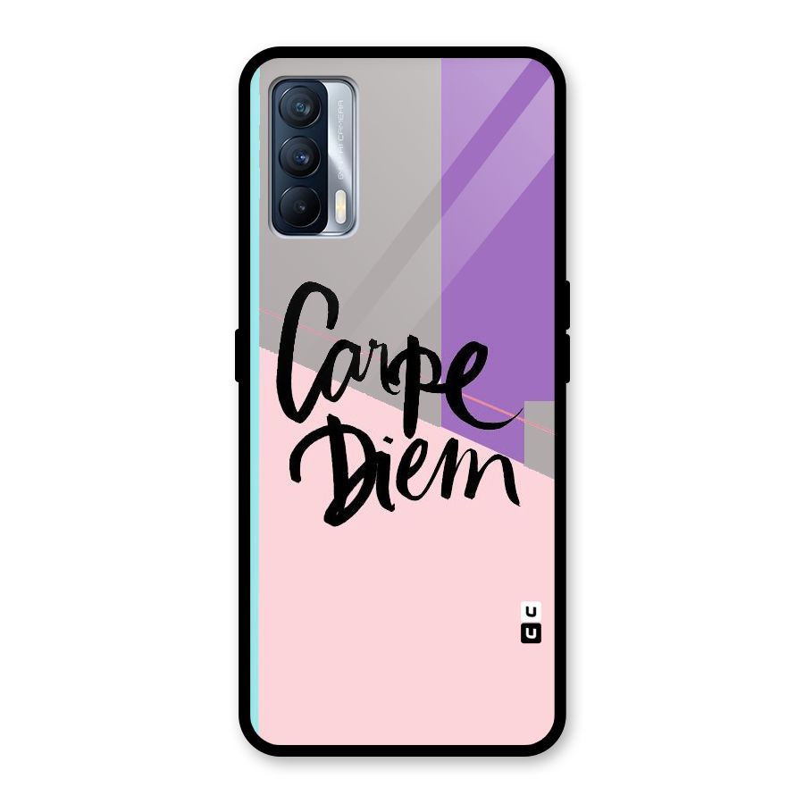 Stripes Black Diem Glass Back Case for Realme X7