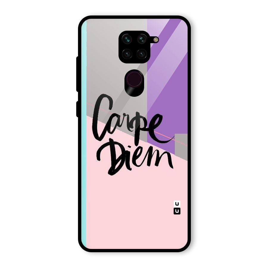 Stripes Black Diem Glass Back Case for Redmi Note 9