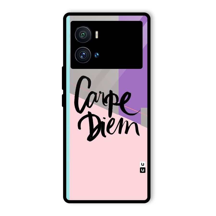 Stripes Black Diem Glass Back Case for Vivo iQOO 9 Pro