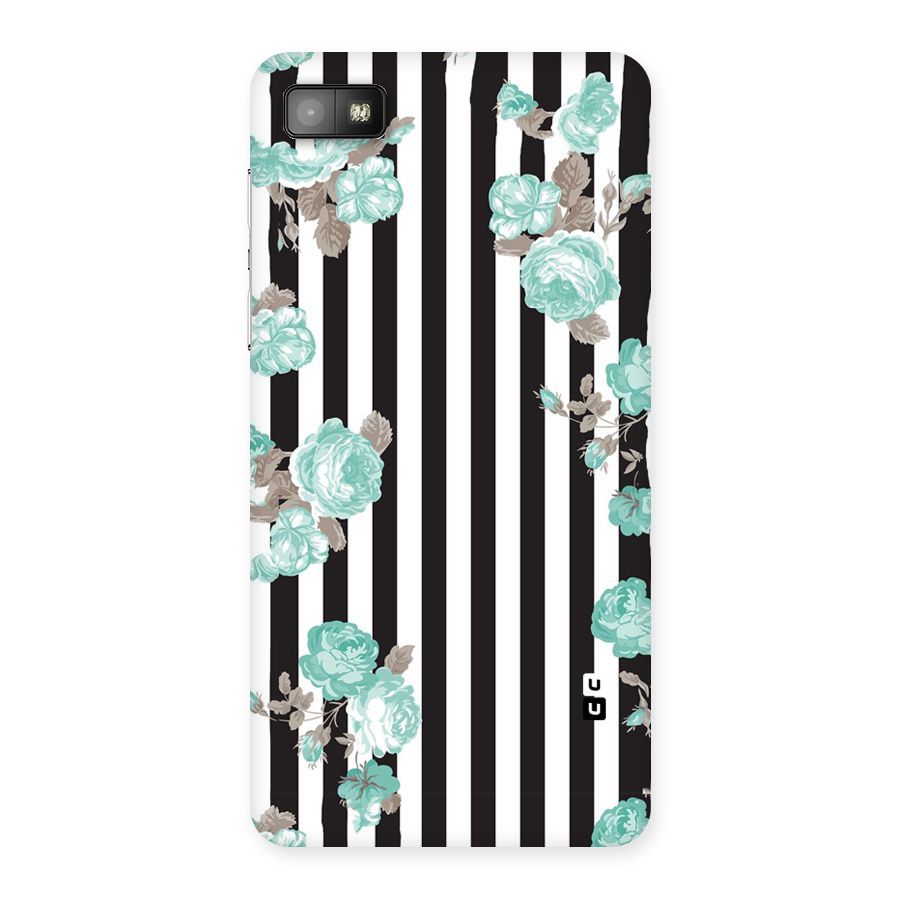 Stripes Bloom Back Case for Blackberry Z10