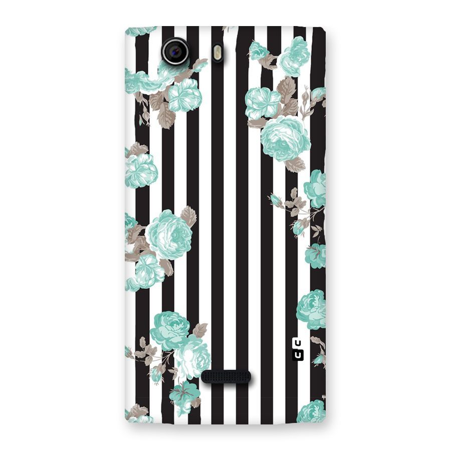 Stripes Bloom Back Case for Canvas Nitro 2 E311