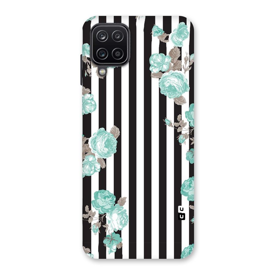 Stripes Bloom Back Case for Galaxy A12