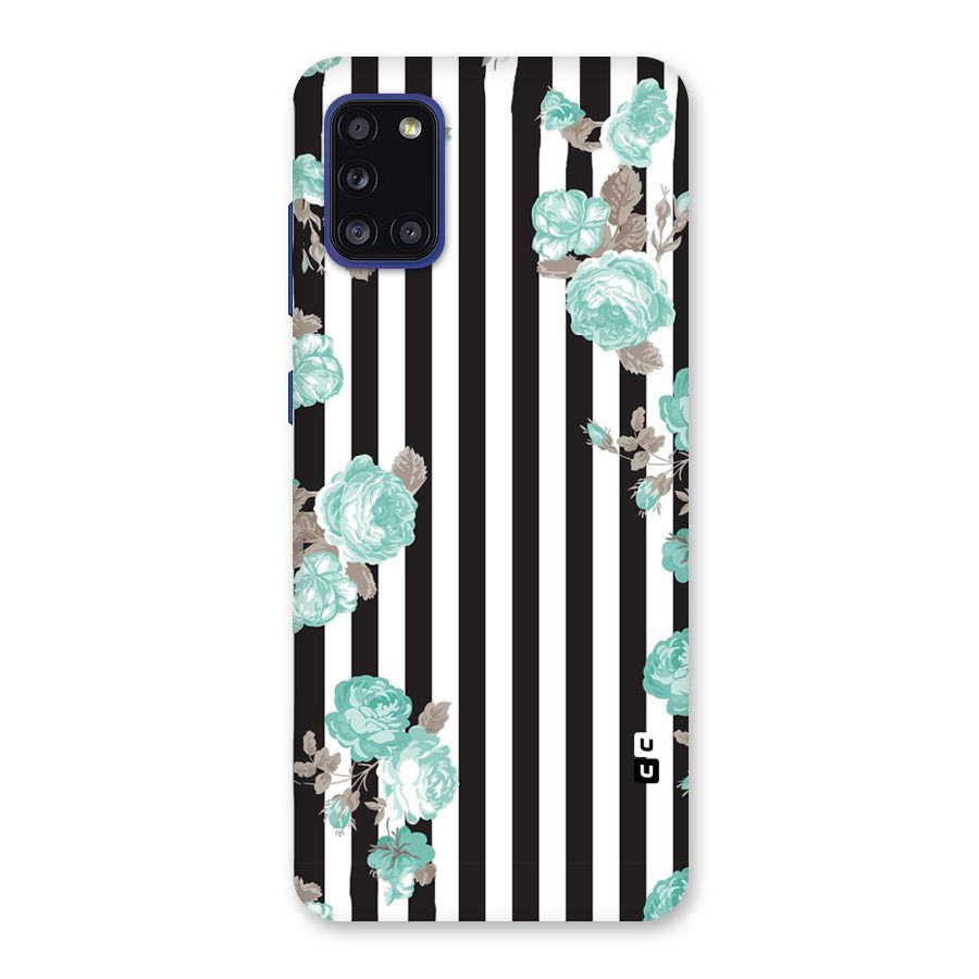 Stripes Bloom Back Case for Galaxy A31