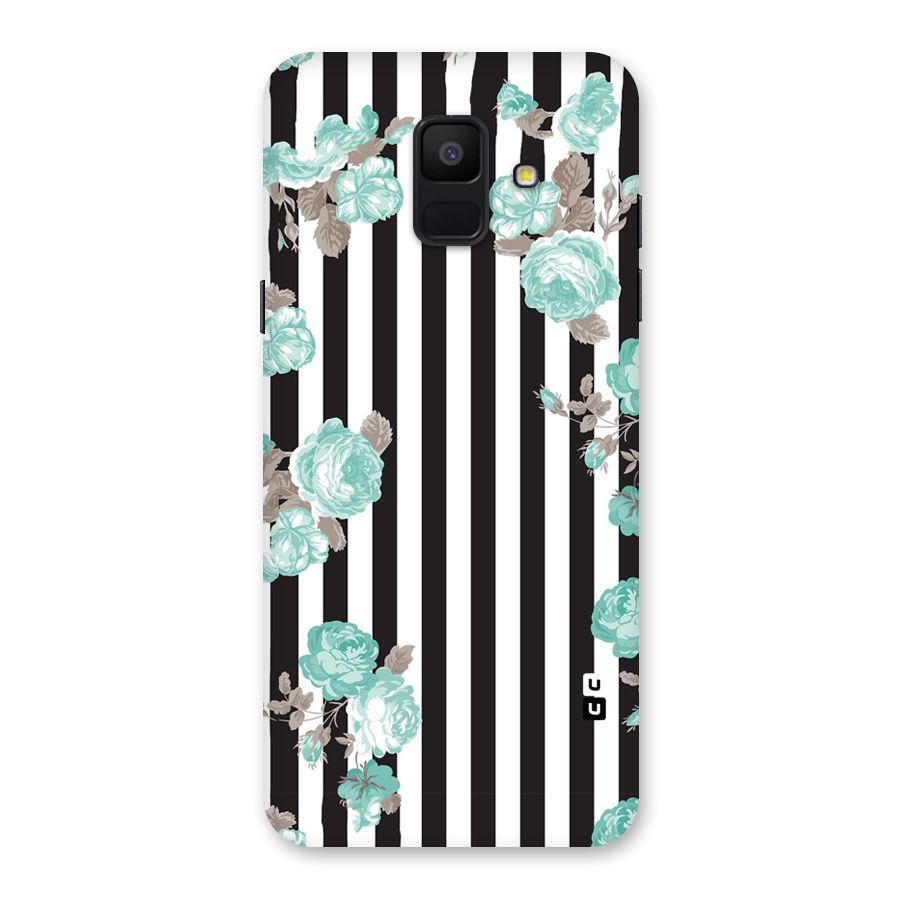 Stripes Bloom Back Case for Galaxy A6 (2018)