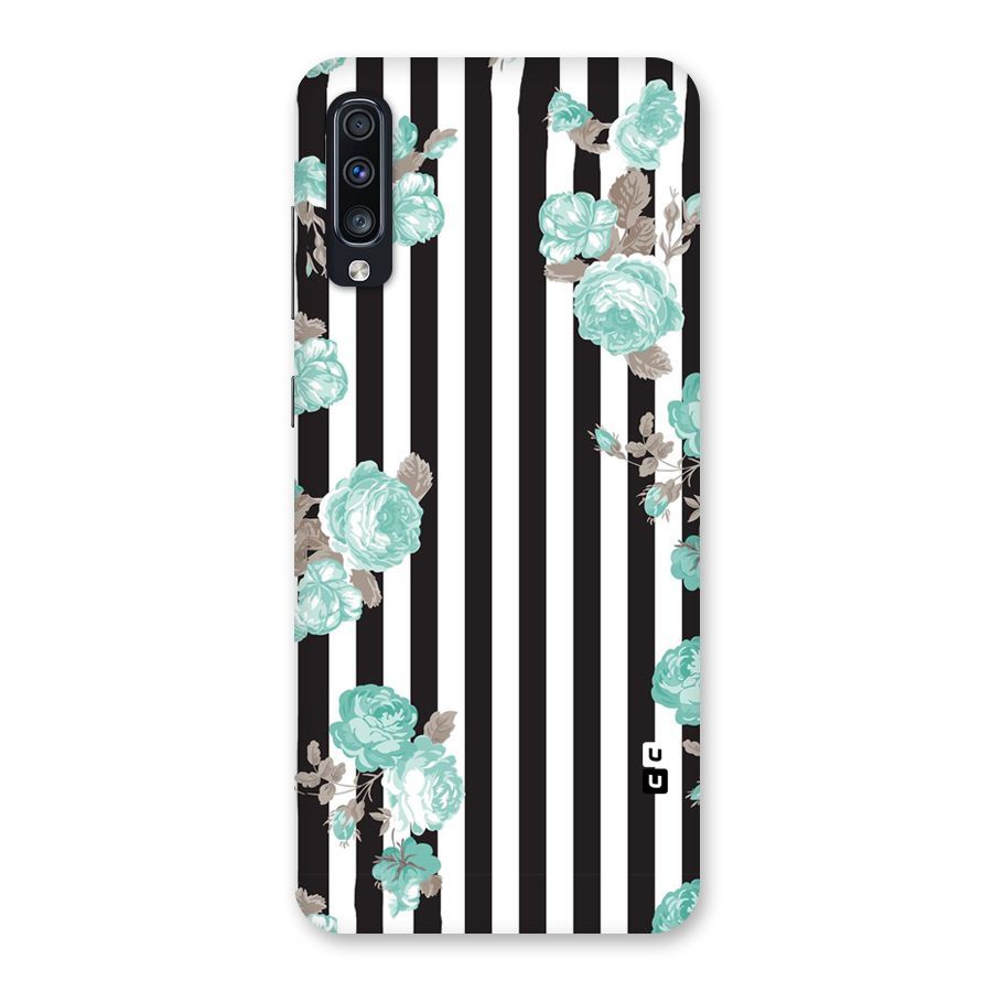 Stripes Bloom Back Case for Galaxy A70