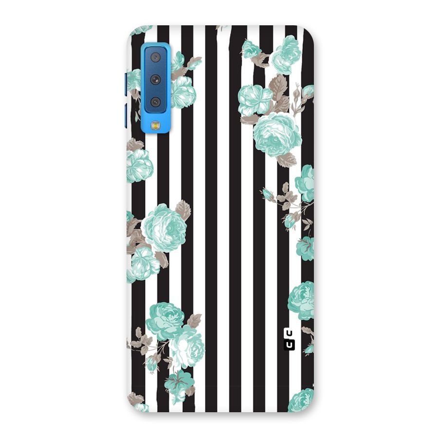 Stripes Bloom Back Case for Galaxy A7 (2018)
