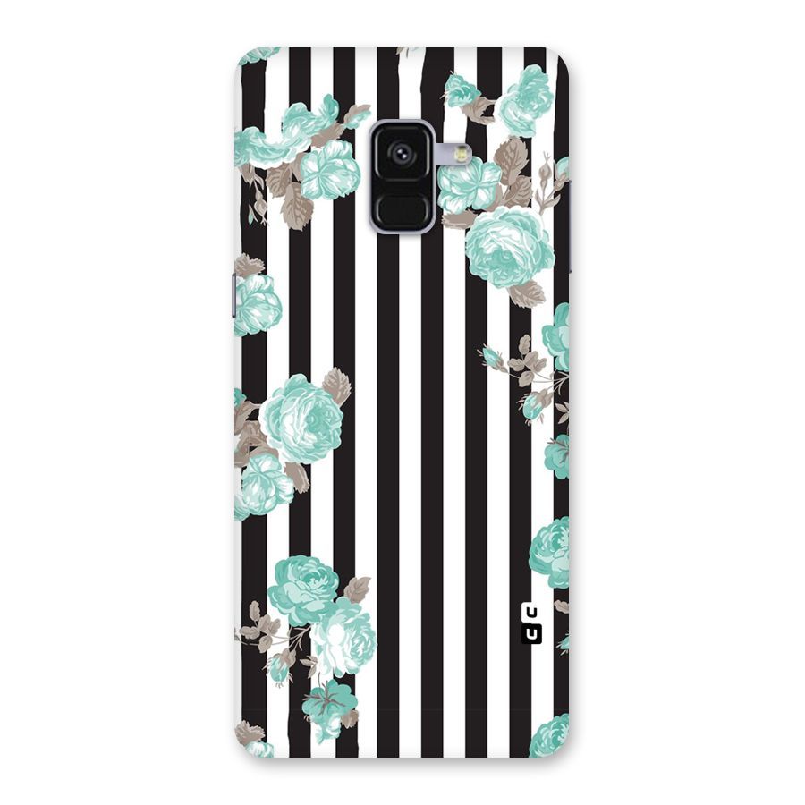 Stripes Bloom Back Case for Galaxy A8 Plus