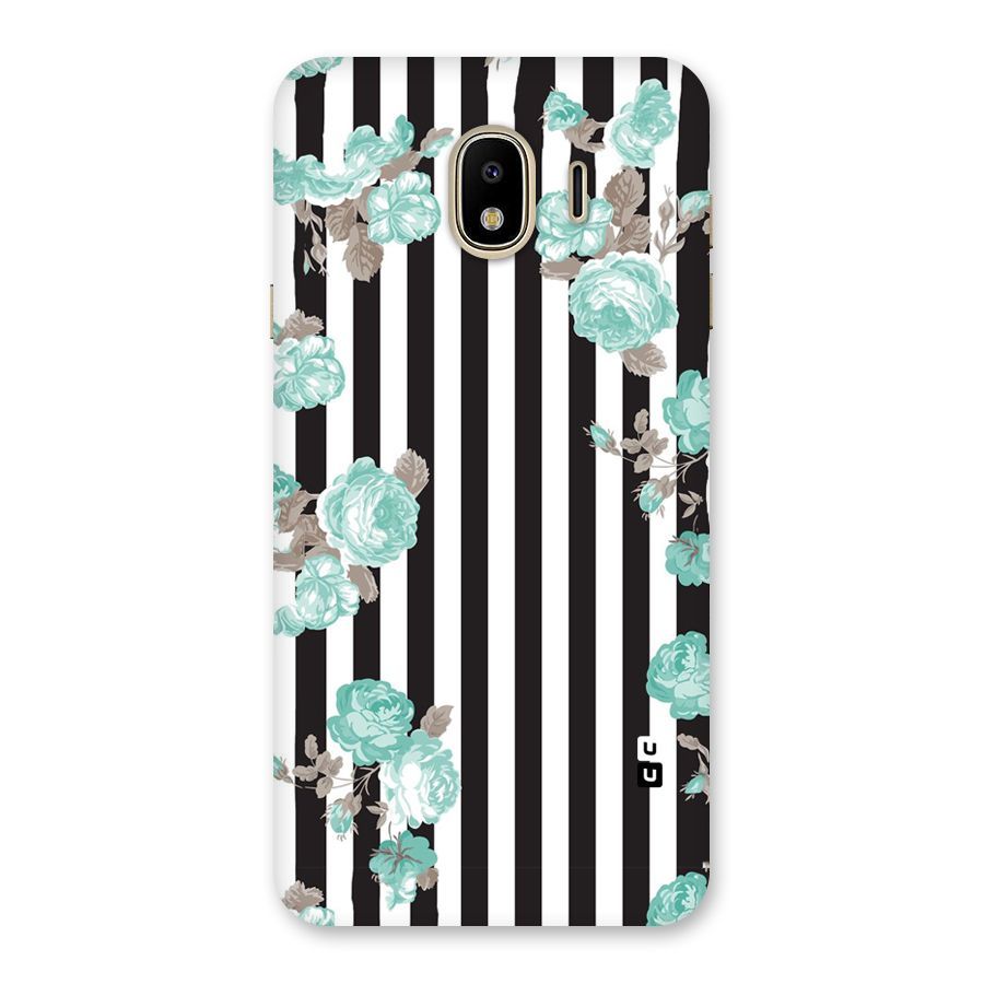 Stripes Bloom Back Case for Galaxy J4