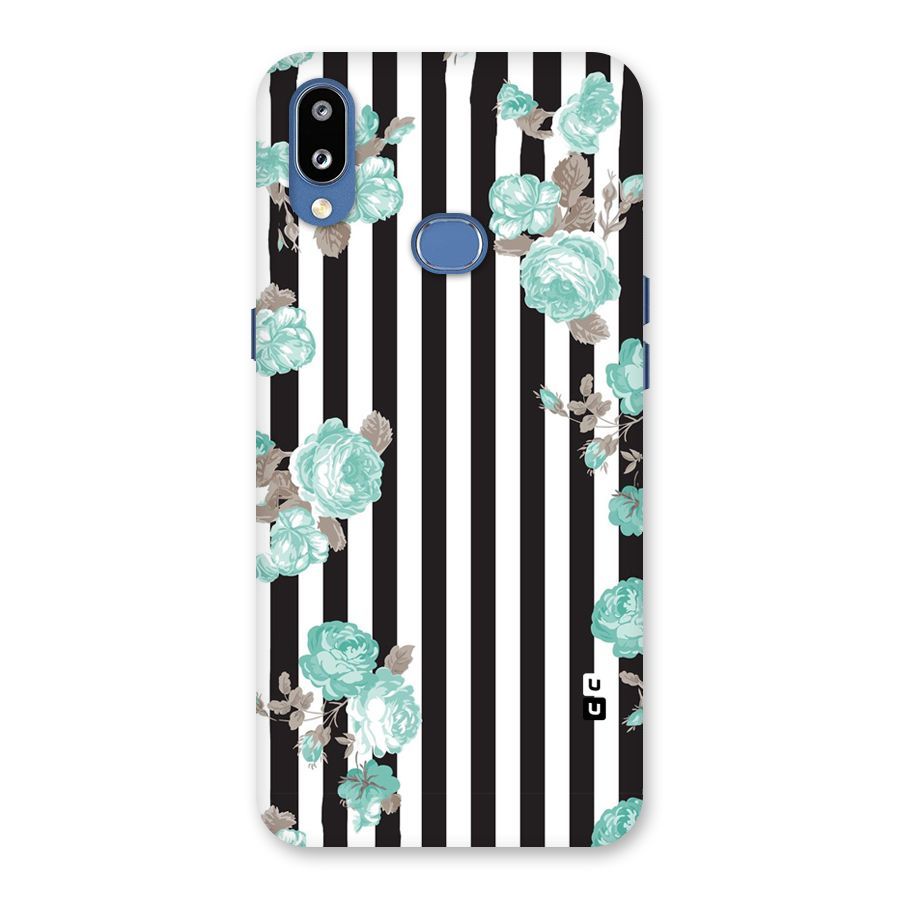 Stripes Bloom Back Case for Galaxy M01s