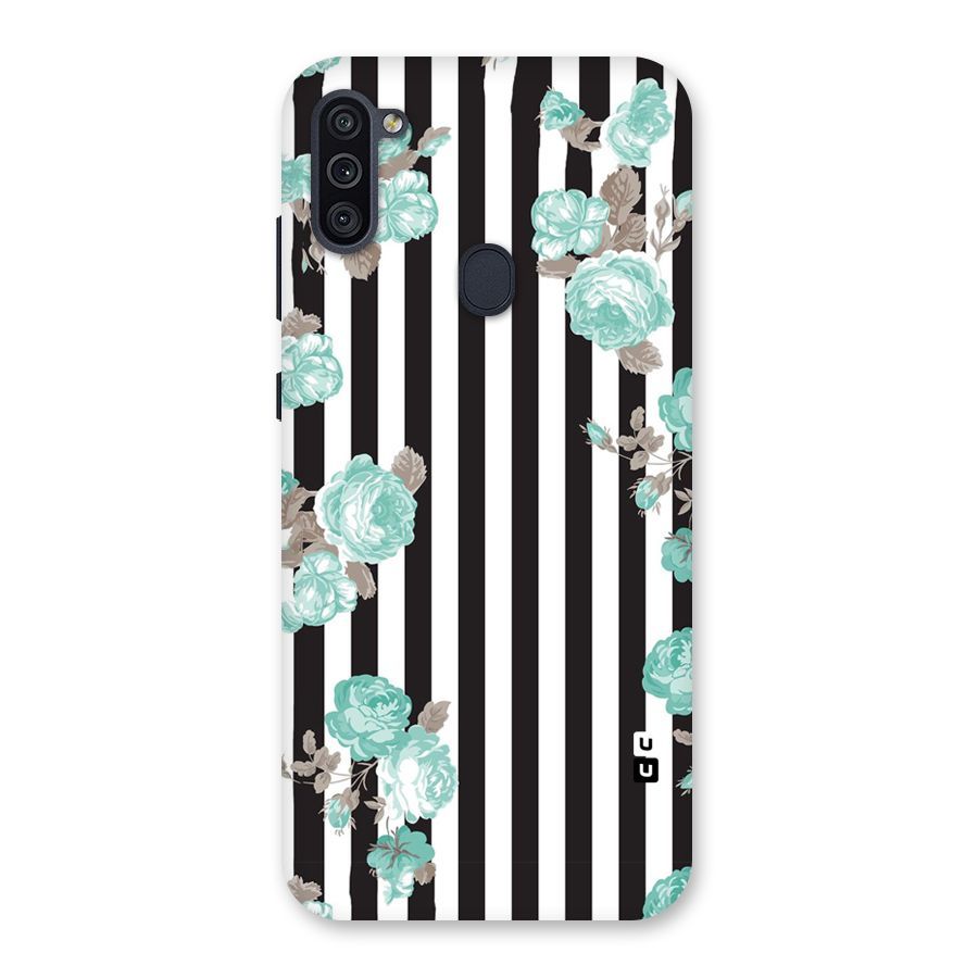 Stripes Bloom Back Case for Galaxy M11
