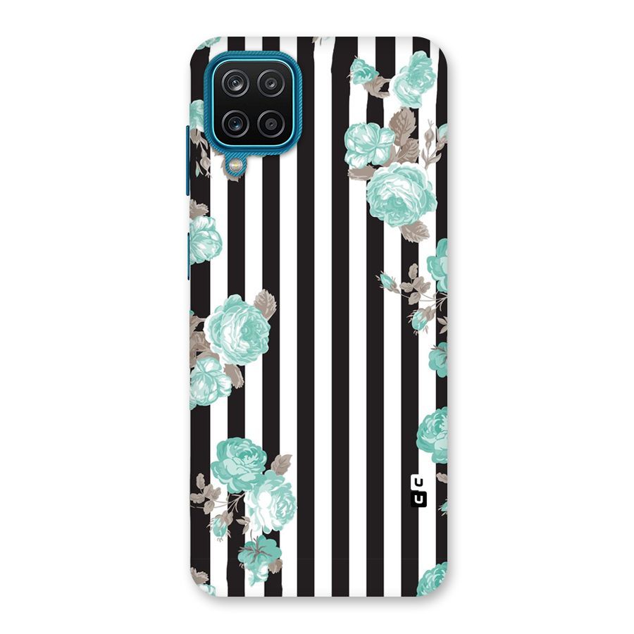 Stripes Bloom Back Case for Galaxy M12