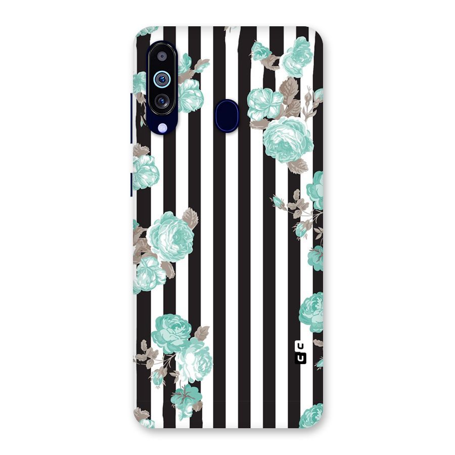Stripes Bloom Back Case for Galaxy M40