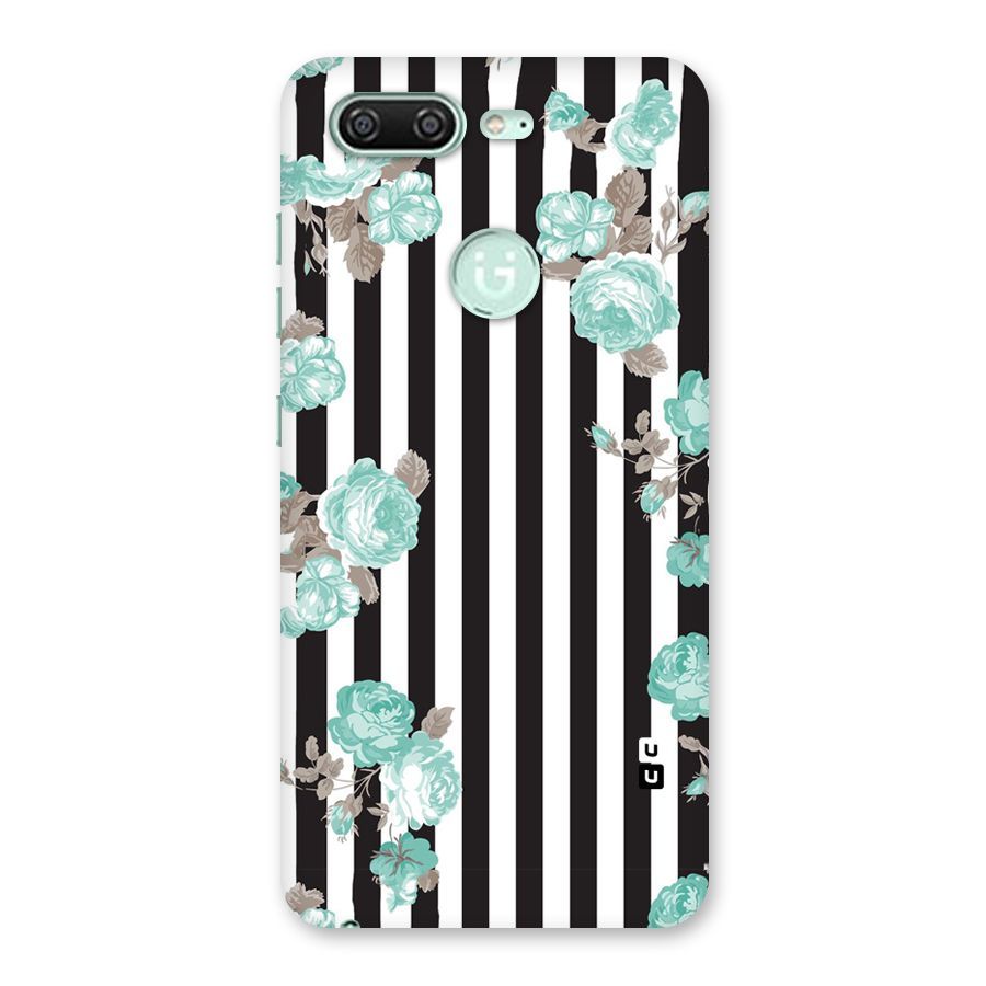 Stripes Bloom Back Case for Gionee S10