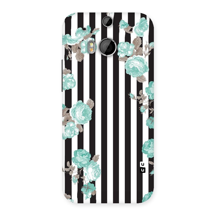 Stripes Bloom Back Case for HTC One M8