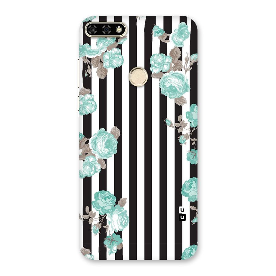Stripes Bloom Back Case for Honor 7A
