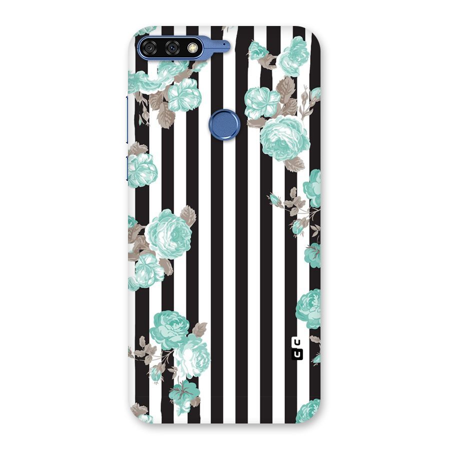 Stripes Bloom Back Case for Honor 7C