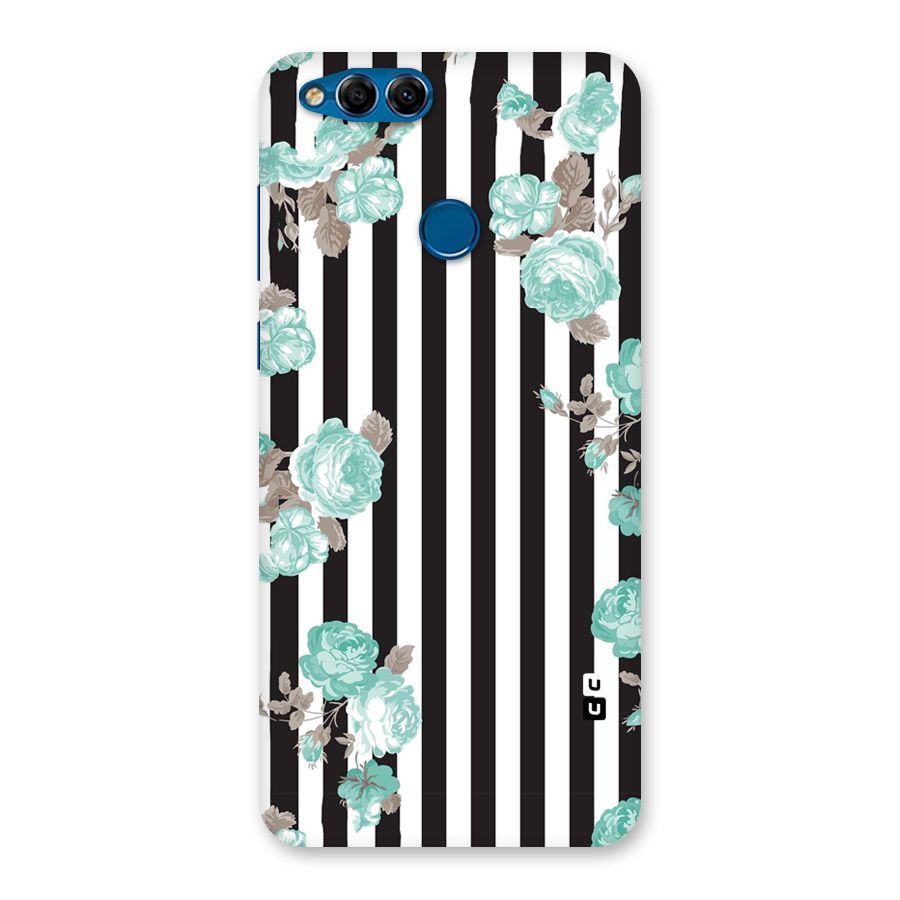 Stripes Bloom Back Case for Honor 7X