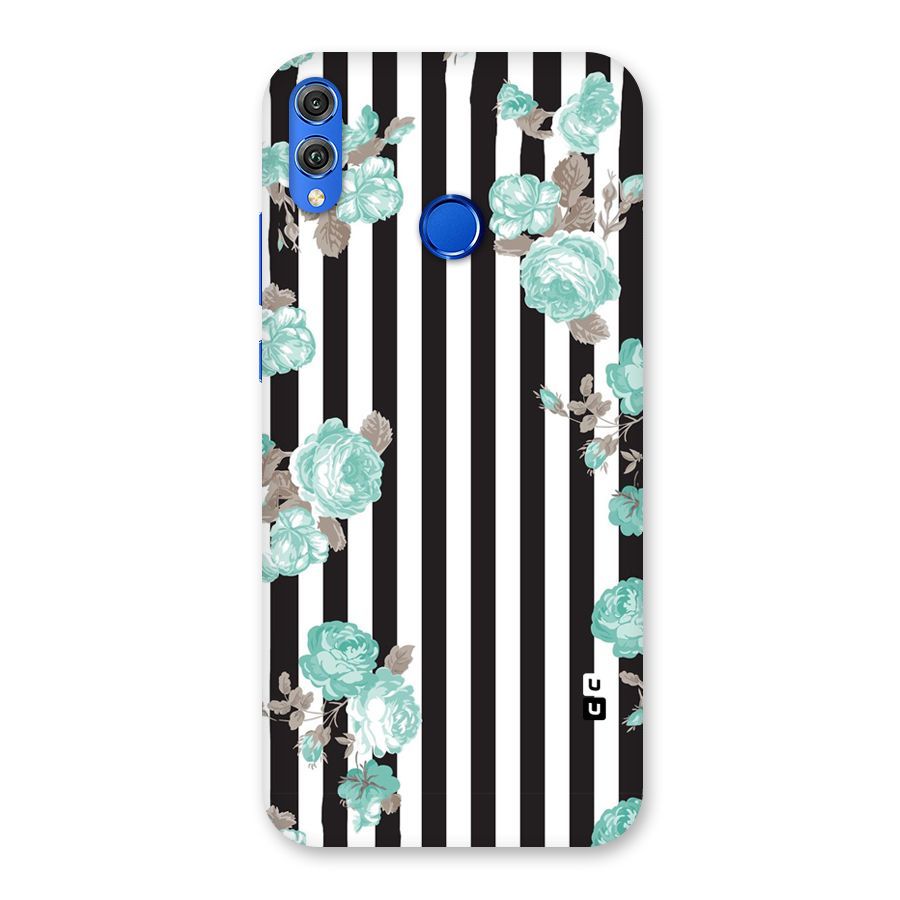 Stripes Bloom Back Case for Honor 8X