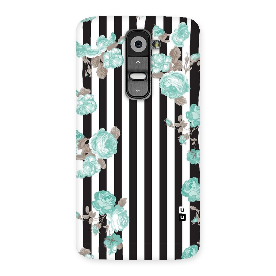 Stripes Bloom Back Case for LG G2