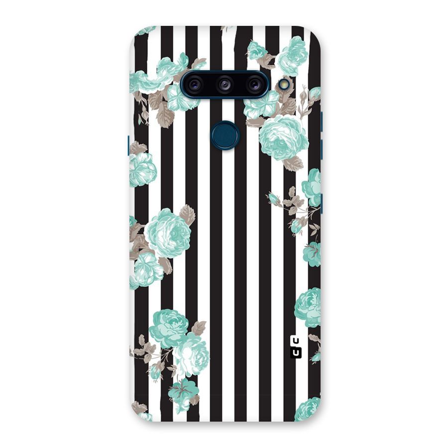 Stripes Bloom Back Case for LG  V40 ThinQ