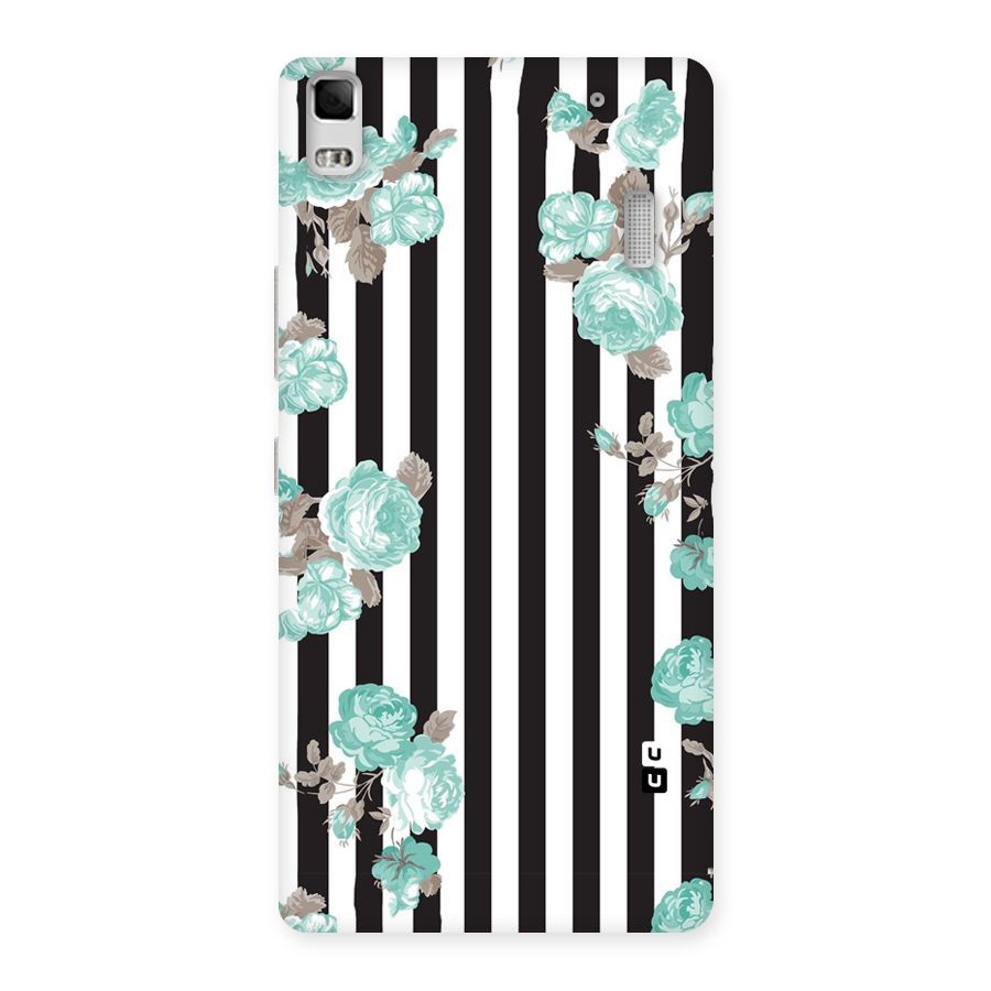 Stripes Bloom Back Case for Lenovo A7000