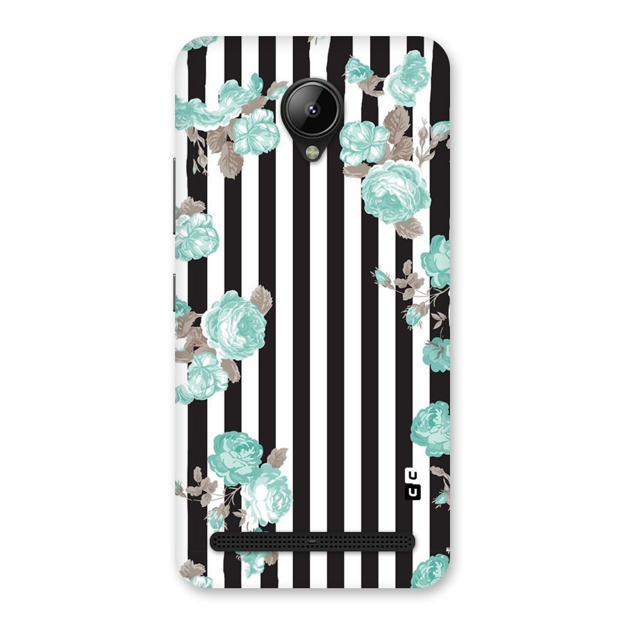 Stripes Bloom Back Case for Lenovo C2