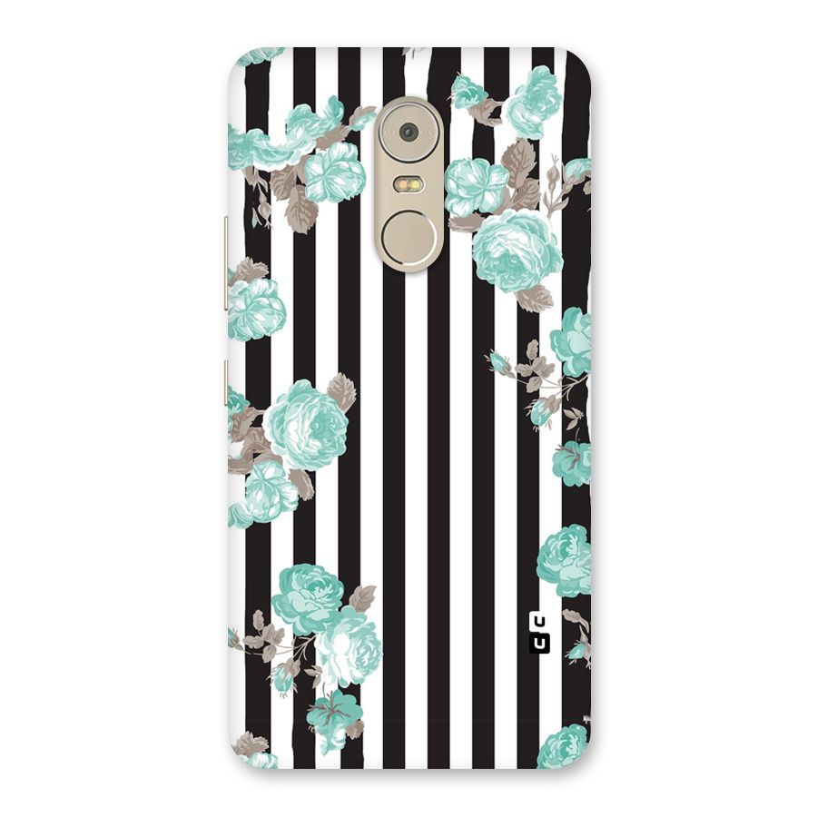 Stripes Bloom Back Case for Lenovo K6 Note