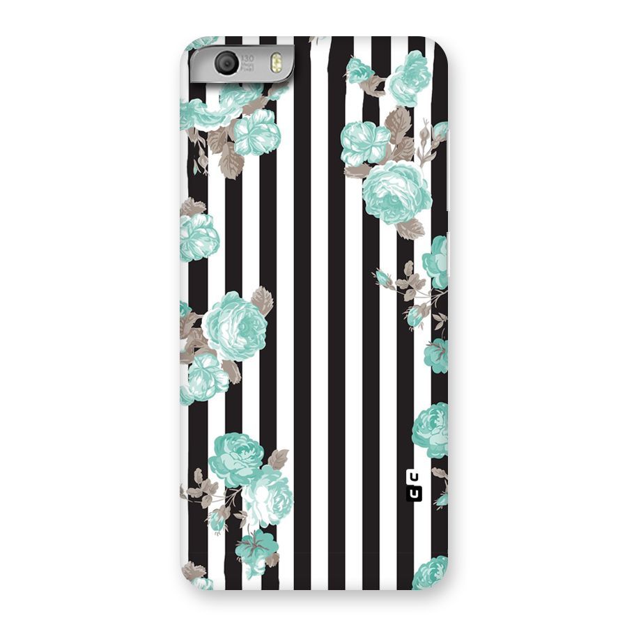 Stripes Bloom Back Case for Micromax Canvas Knight 2